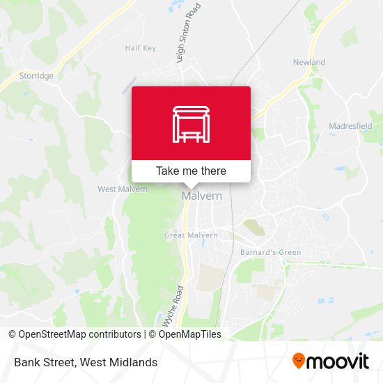 Bank Street map