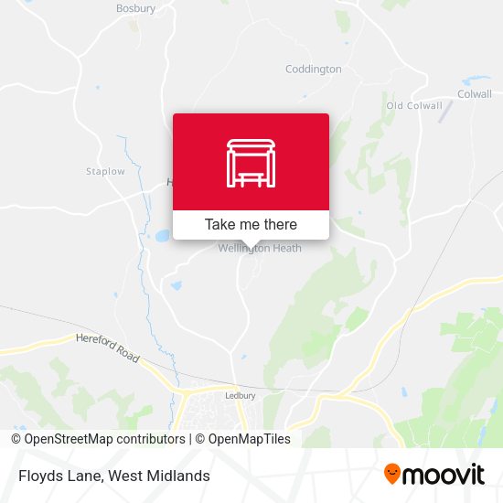 Floyds Lane map