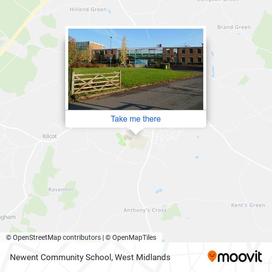 Newent Community School map