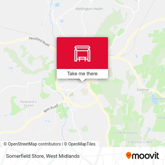 Somerfield Store map