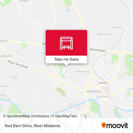 Red Barn Drive map