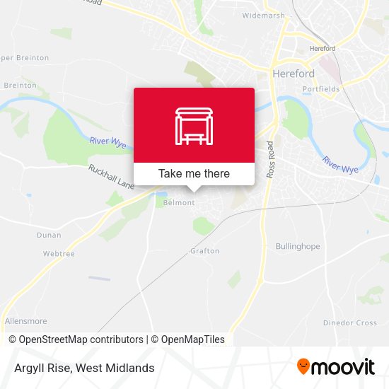 Argyll Rise map