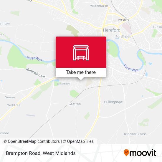 Brampton Road map