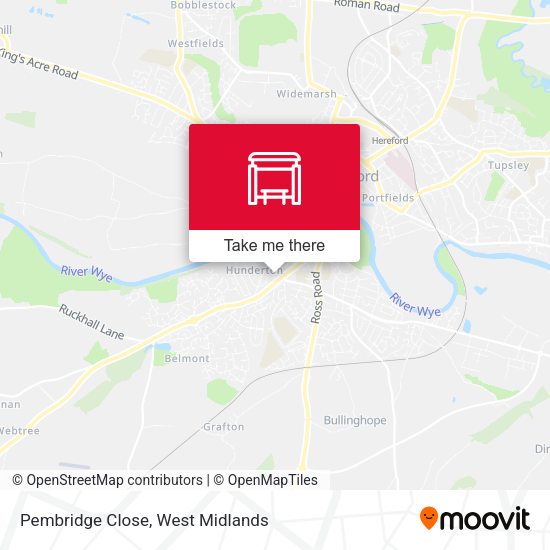 Pembridge Close map