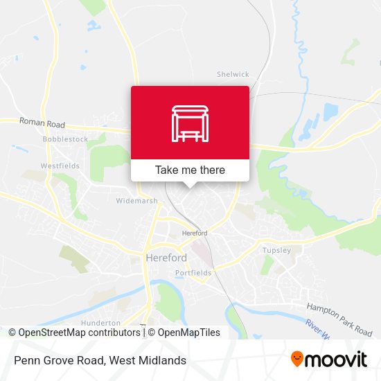 Penn Grove Road map