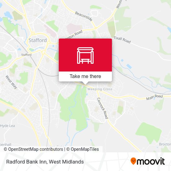 Radford Bank Inn map