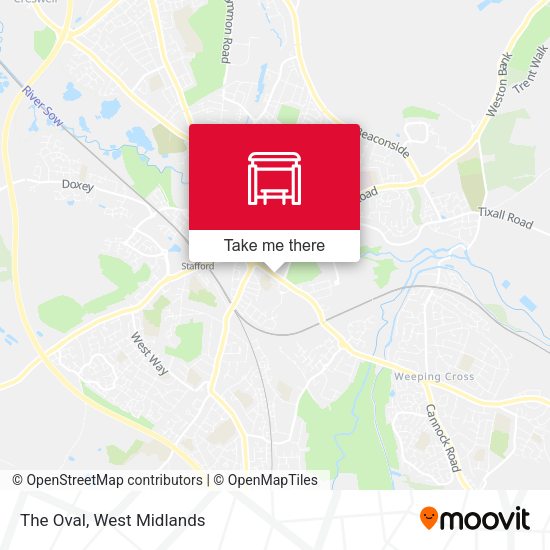 The Oval map