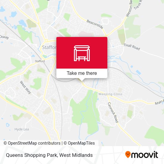 Queens Shopping Park map