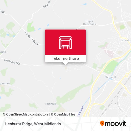 Henhurst Ridge map