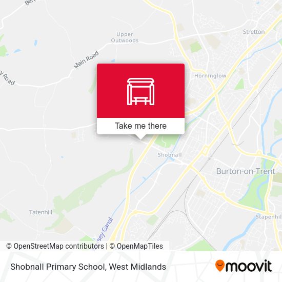 Shobnall Primary School map