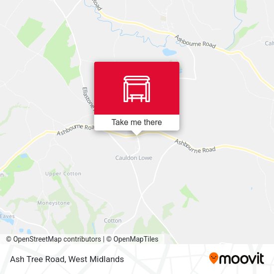 Ash Tree Road map