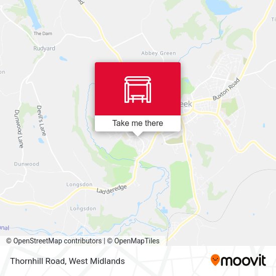 Thornhill Road map
