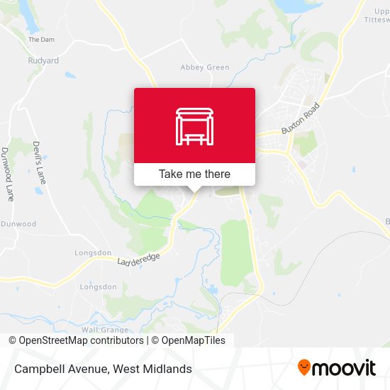Campbell Avenue map