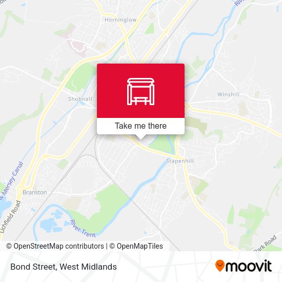 Bond Street map
