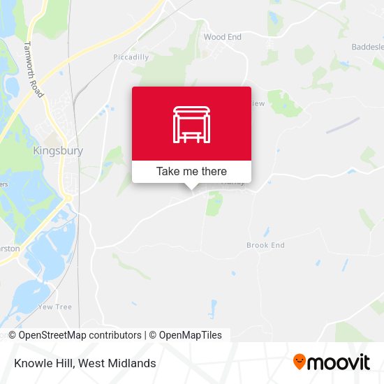 Knowle Hill map