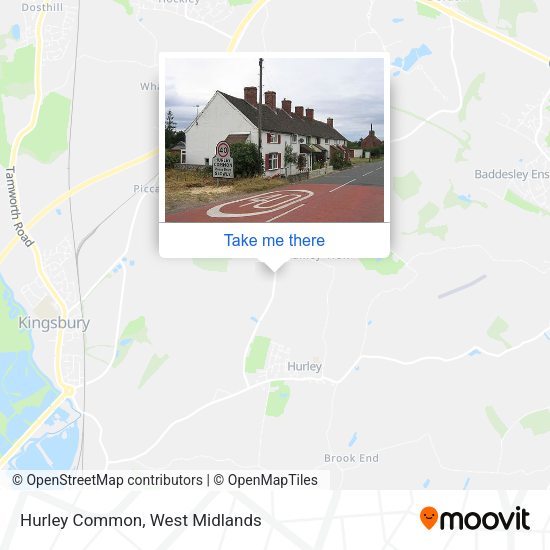 Hurley Common map