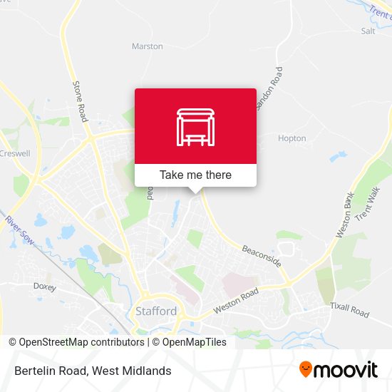 Bertelin Road map