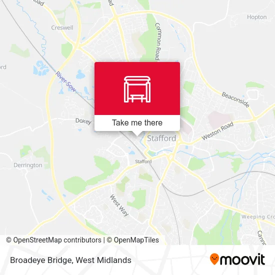 Broadeye Bridge map
