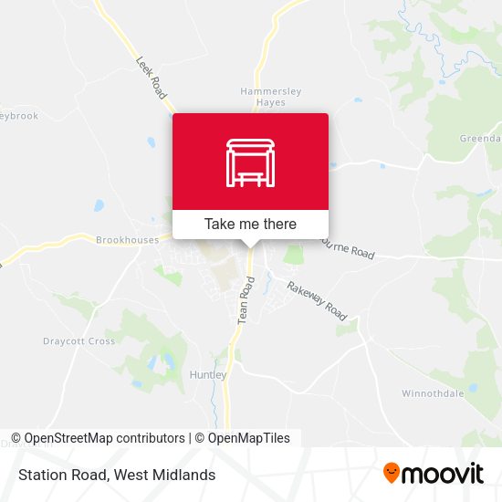 Station Road map