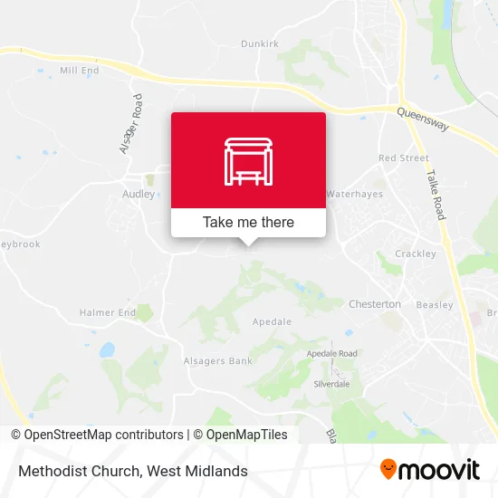 Methodist Church map