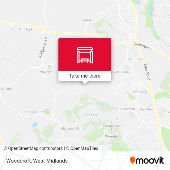 Woodcroft map