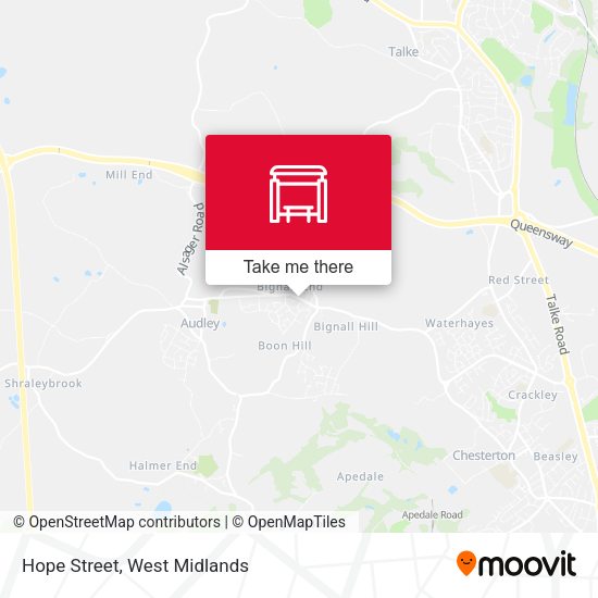 Hope Street map