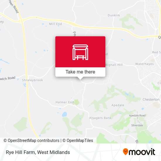 Rye Hill Farm map