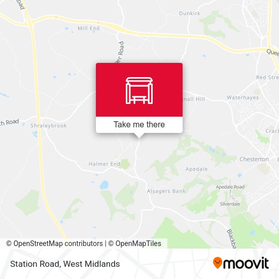 Station Road map