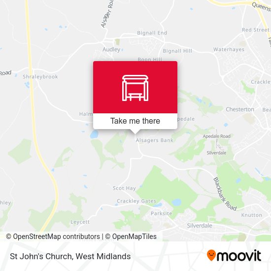 St John's Church map