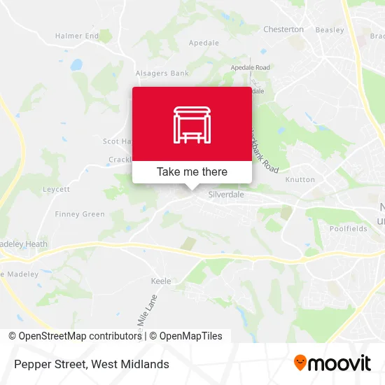 Pepper Street map