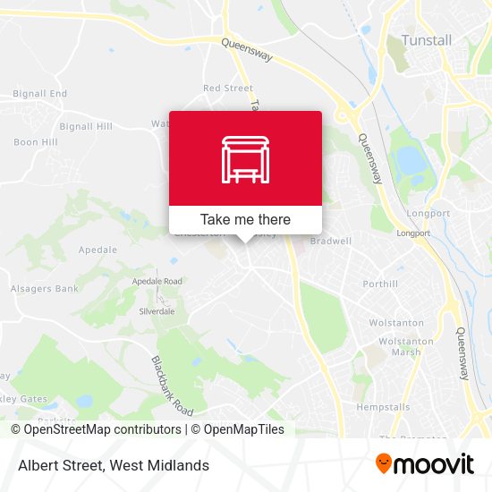 Albert Street map