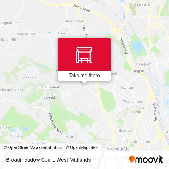 Broadmeadow Court map