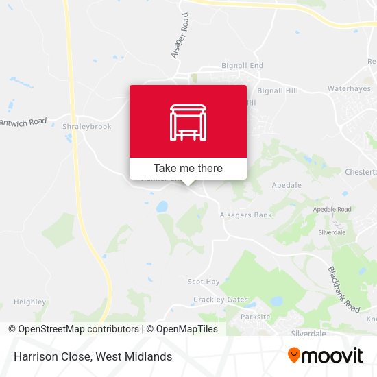Harrison Close map