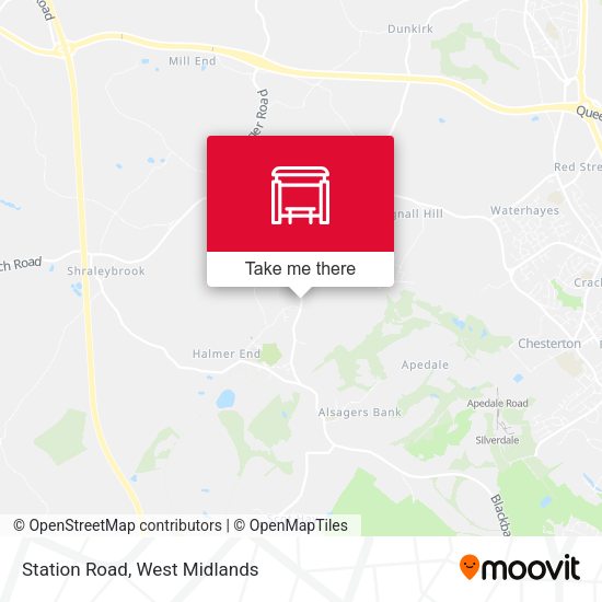 Station Road map
