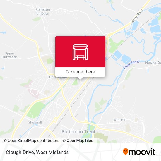Clough Drive map