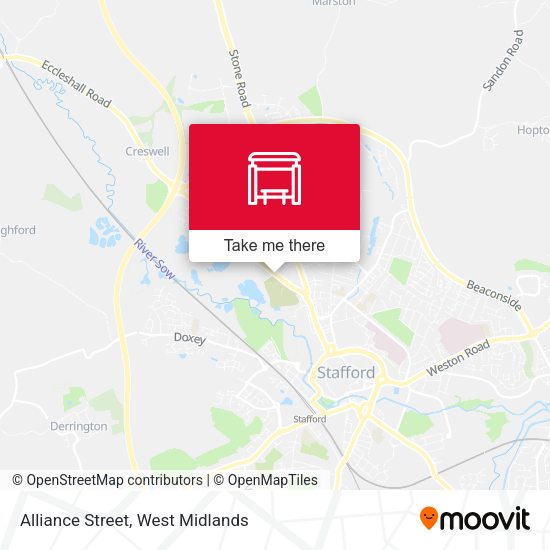Alliance Street map