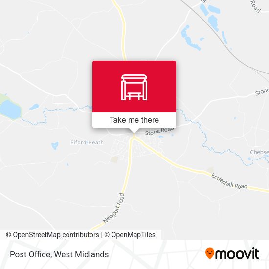 Post Office map