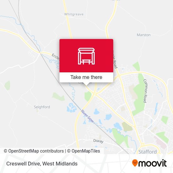 Creswell Drive map