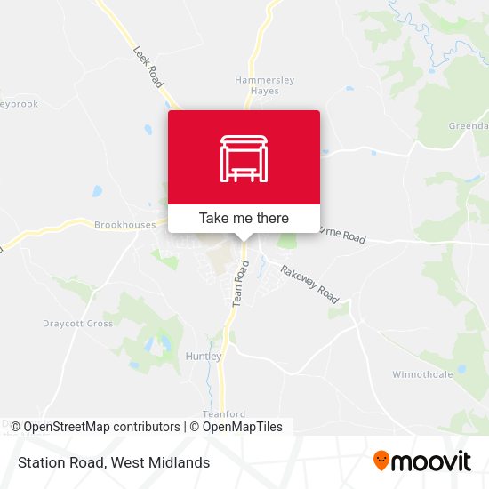 Station Road map
