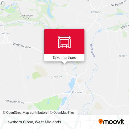 Hawthorn Close map