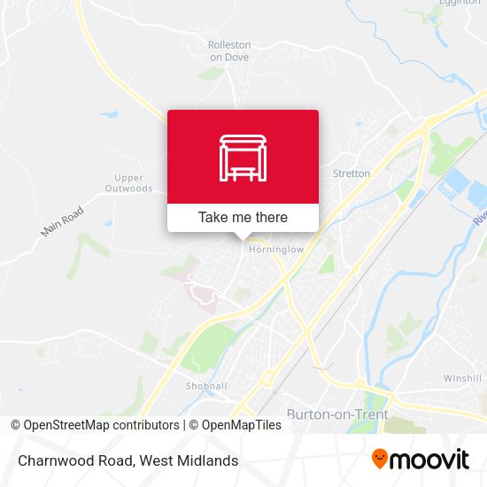 Charnwood Road map