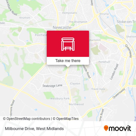 Milbourne Drive map