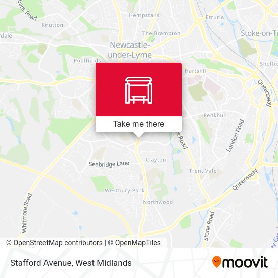Stafford Avenue map