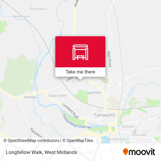 Longfellow Walk map