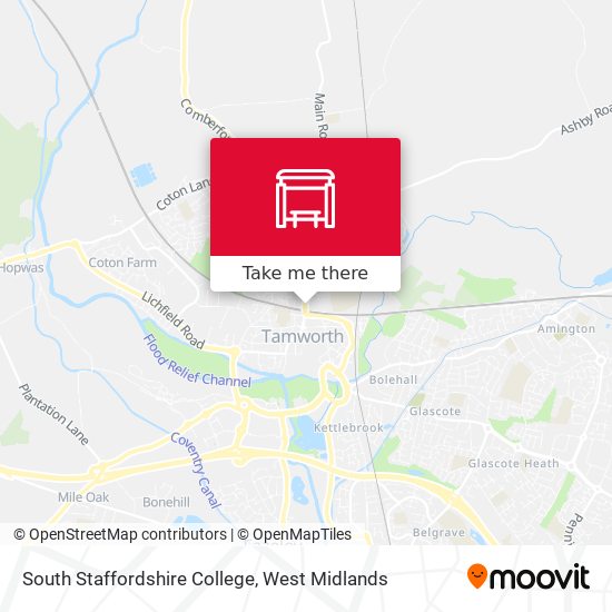 South Staffordshire College map