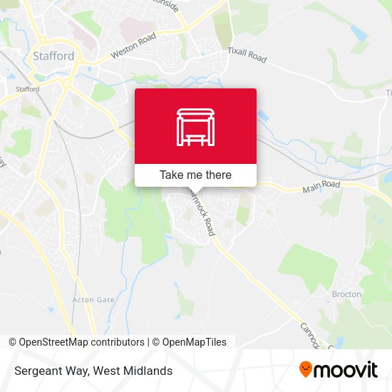 Sergeant Way map