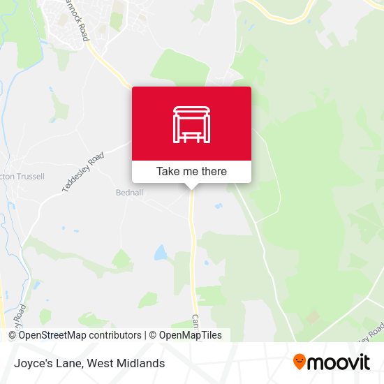 Joyce's Lane map