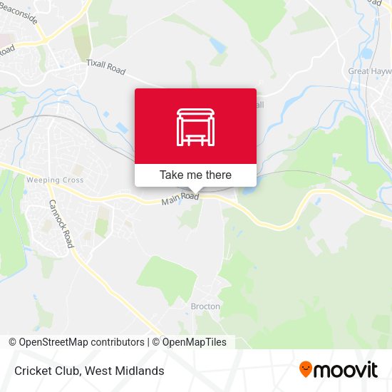 Cricket Club map