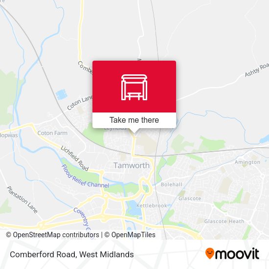 Comberford Road map
