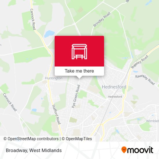 Broadway map